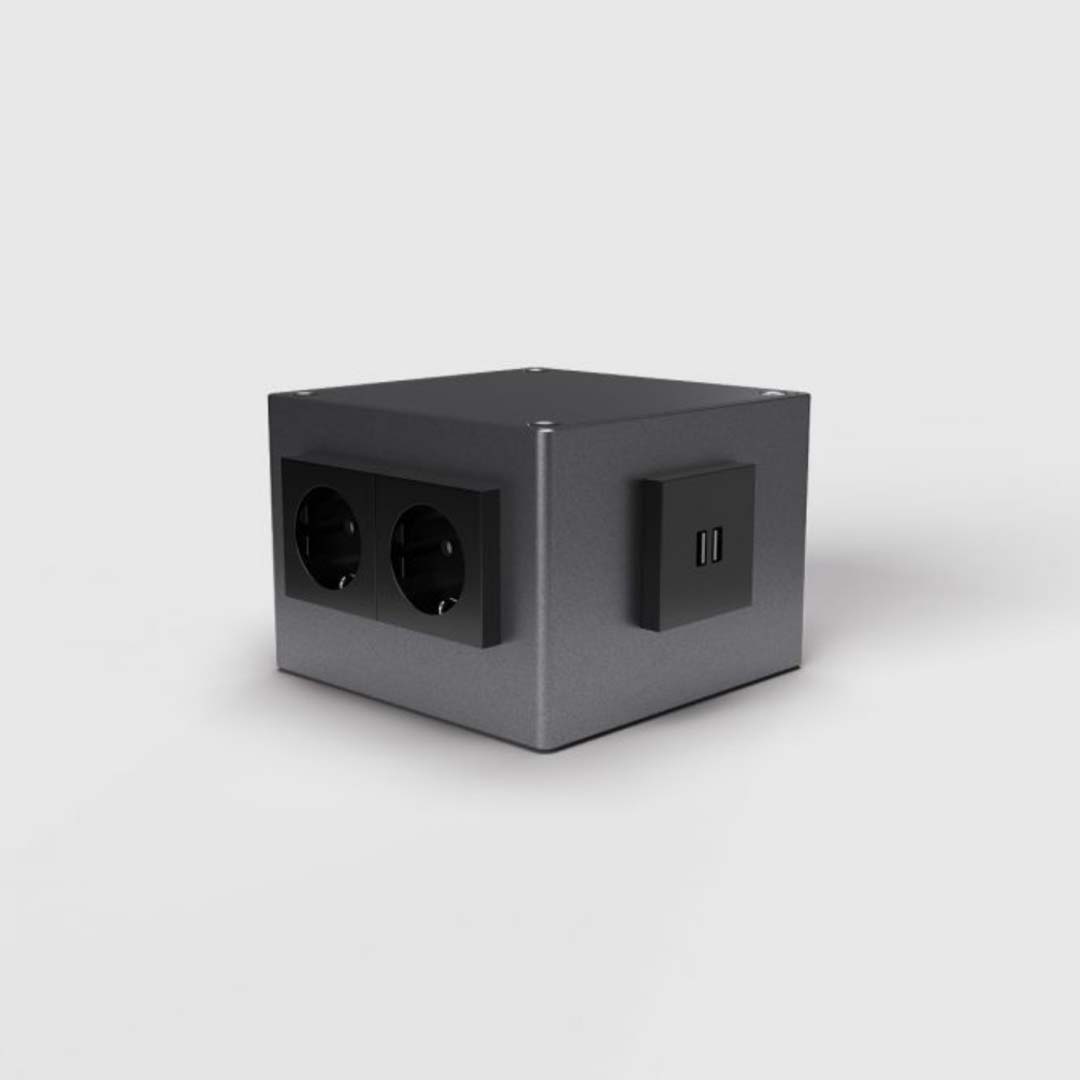 Aufbodentank 6-fach, ideal zum Nachrüsten von Steckdosen und anderen Anschlüssen (1206) 3