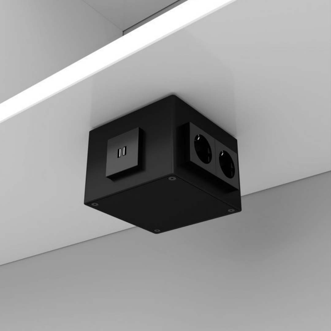 Aufbodentank 6-fach, ideal zum Nachrüsten von Steckdosen und anderen Anschlüssen (1206) 5