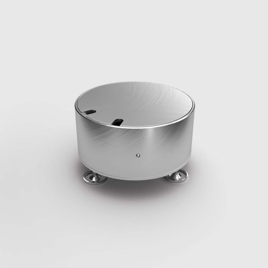 Bodensteckdose, 2-fach, rund, aufliegender Deckel für eigenen Belag, randlos (9902B) 4