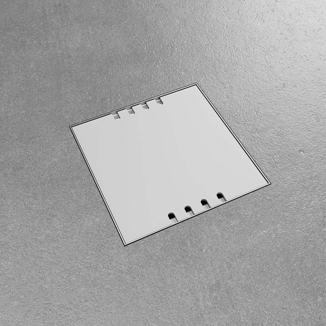 Bodentank, 8-fach, eckig, aufliegender Deckel aus Aluminium (8808A) 2