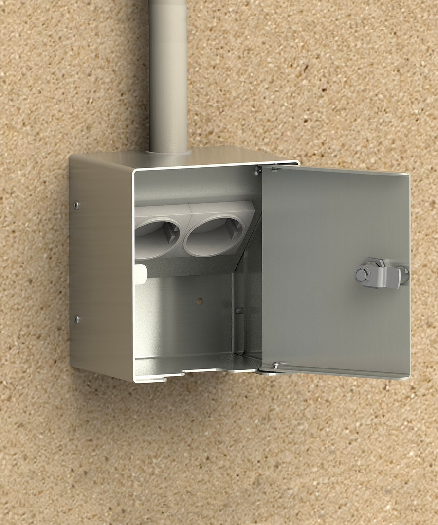 5602E-Wansteckdose-abschliessbar_IP40_Edelstahl-1 5602E-Wansteckdose-abschliessbar_IP40_Edelstahl