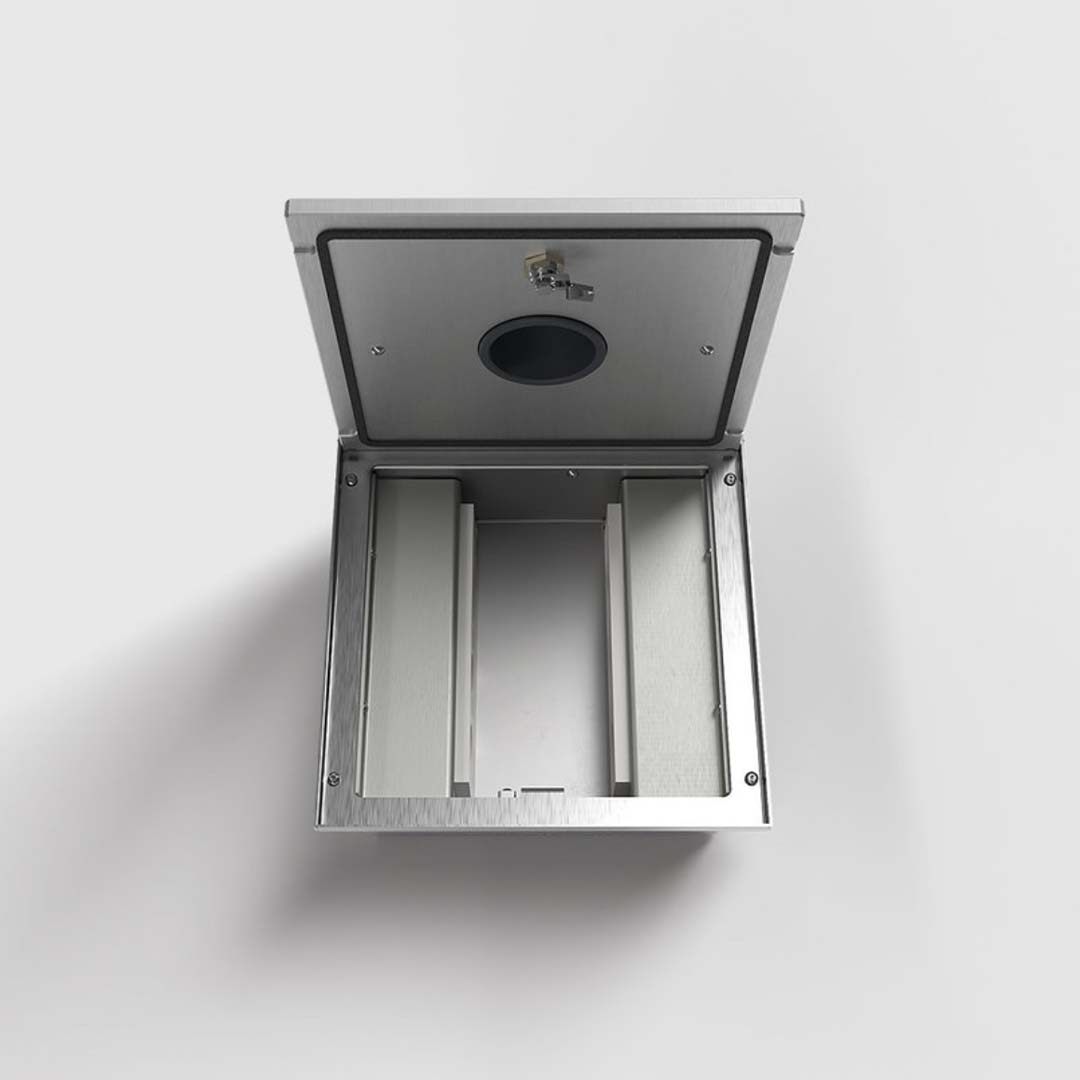 Bodentank mit verschließbarem Klappdeckel, mit Tubus, IP54 PKW befahrbar (2008Q) 2