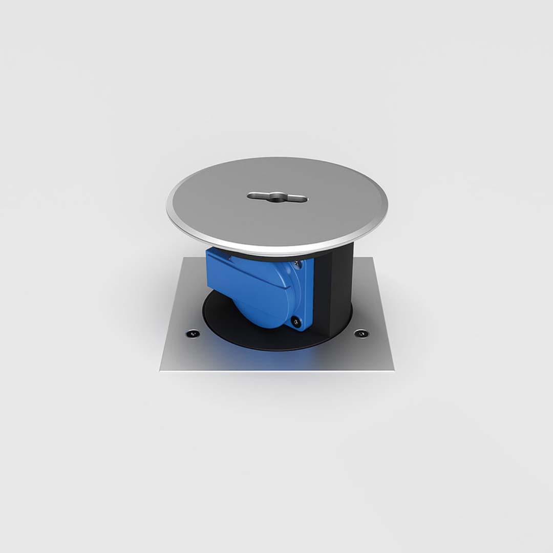 Senkverteiler Senkelektrant salzwasserbest. Aluminium, IP67, 1x Schuko (SV112) 4